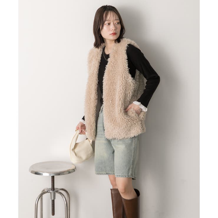 プードルファーベスト | ad thie | 詳細画像7 