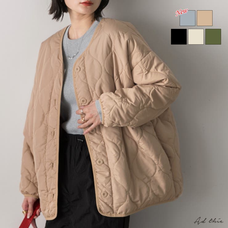 キルティング 中綿ジャケット | ad thie | 詳細画像1 