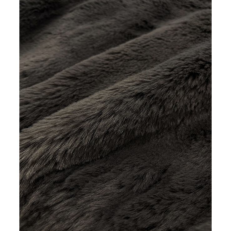 スタンドカラー フェイクファーコート | ad thie | 詳細画像59 