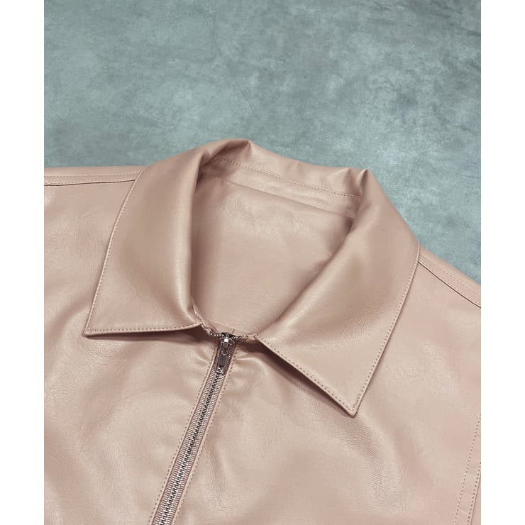 ショート ライダースジャケット  | ad thie | 詳細画像35 