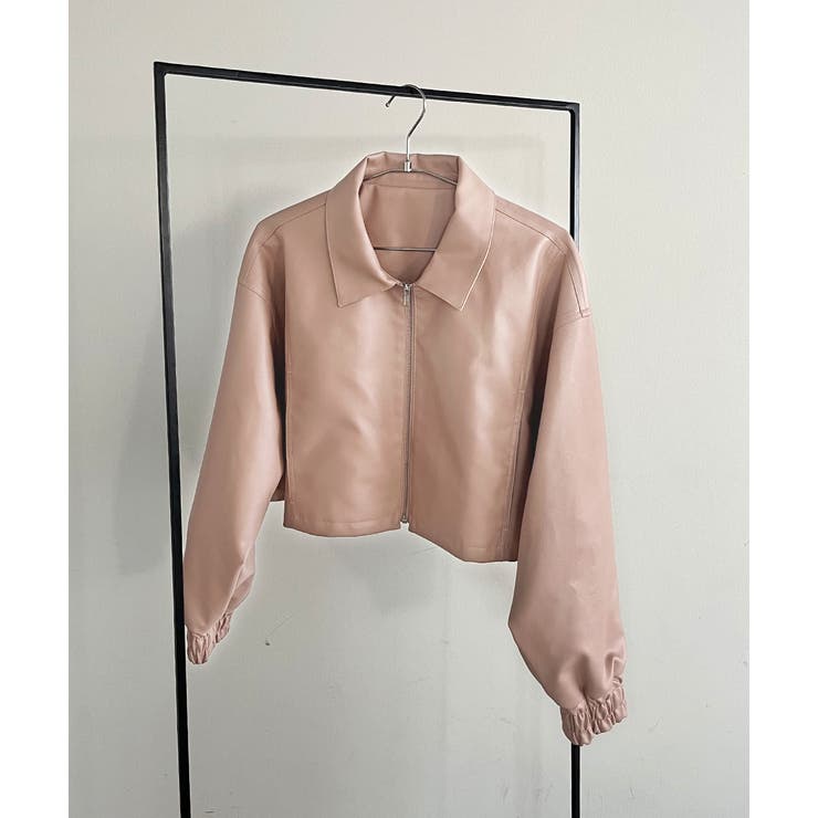 ショート ライダースジャケット  | ad thie | 詳細画像39 