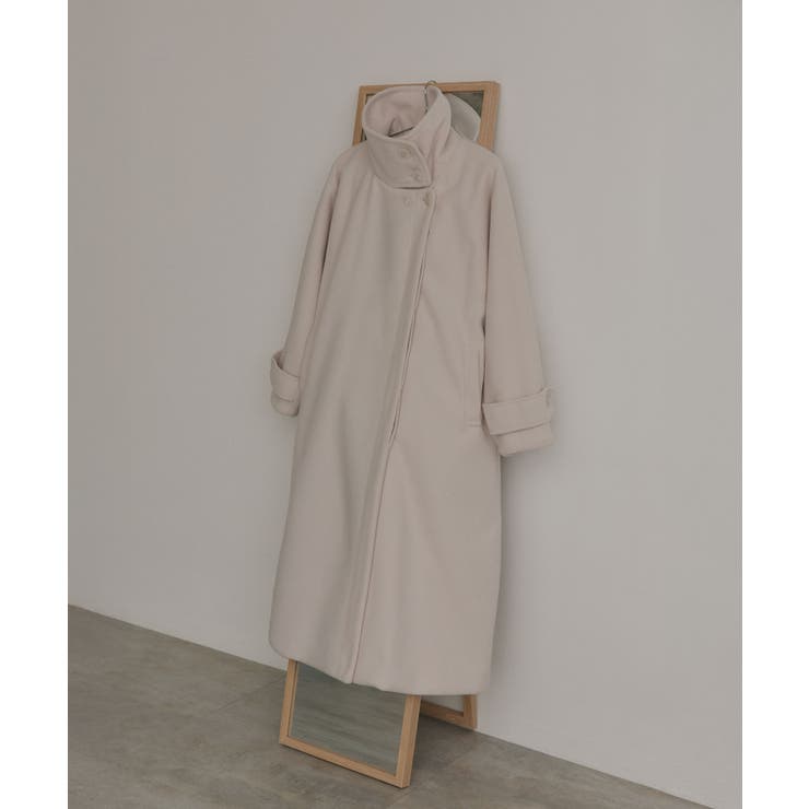 スタンドカラー ２WAYオーバーコート | ad thie | 詳細画像46 