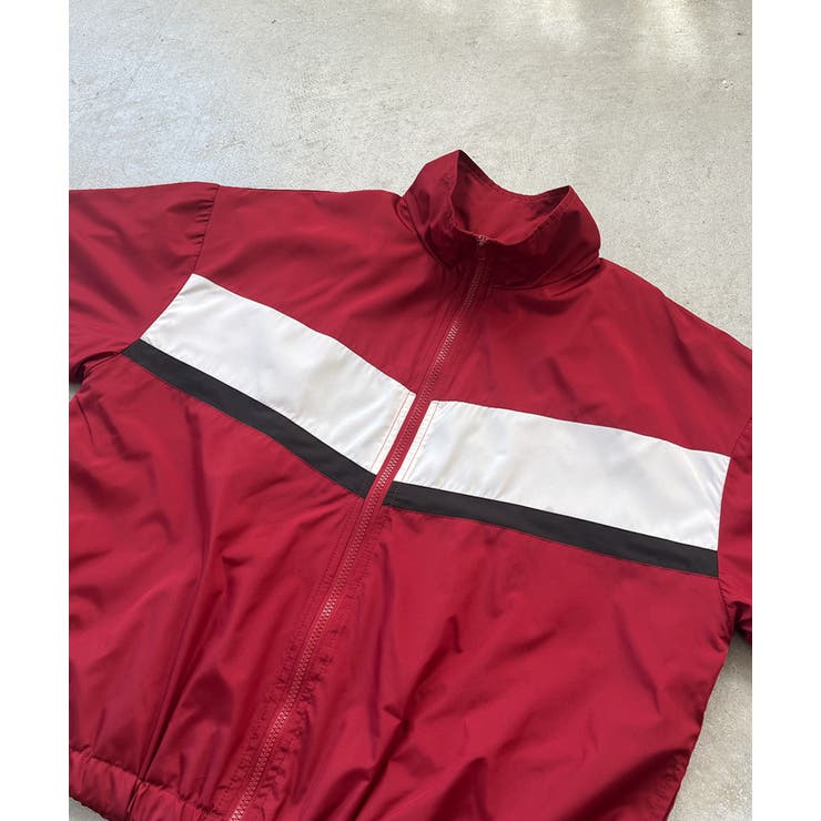 スタンドカラー配色ブルゾン | ad thie | 詳細画像38 