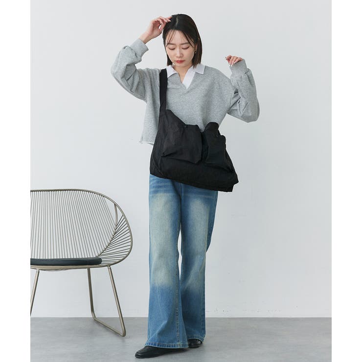 ポケット付き ショルダーバッグ | ad thie | 詳細画像10 