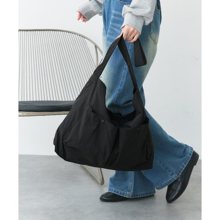 ポケット付き ショルダーバッグ | ad thie | 詳細画像12 