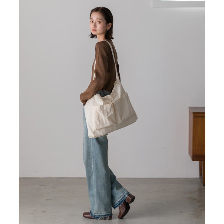 ポケット付き ショルダーバッグ | ad thie | 詳細画像17 