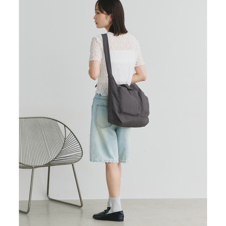 ポケット付き ショルダーバッグ | ad thie | 詳細画像2 