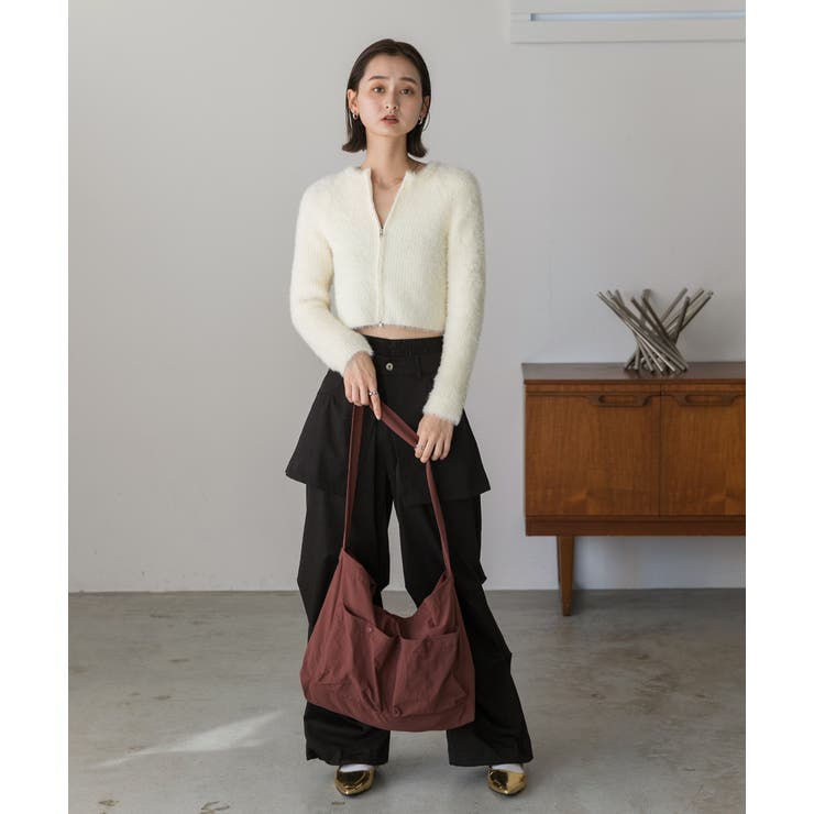 ポケット付き ショルダーバッグ | ad thie | 詳細画像21 