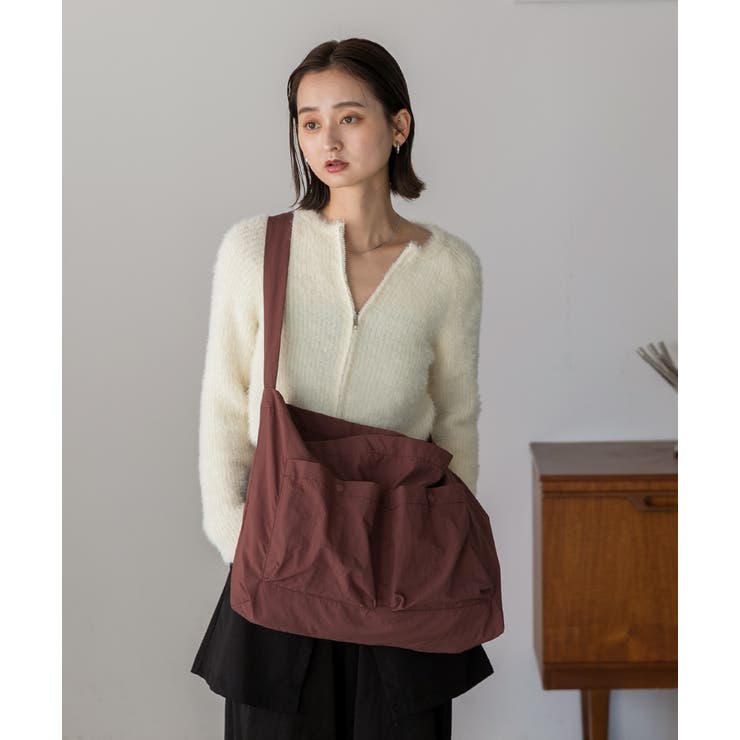 ポケット付き ショルダーバッグ | ad thie | 詳細画像23 