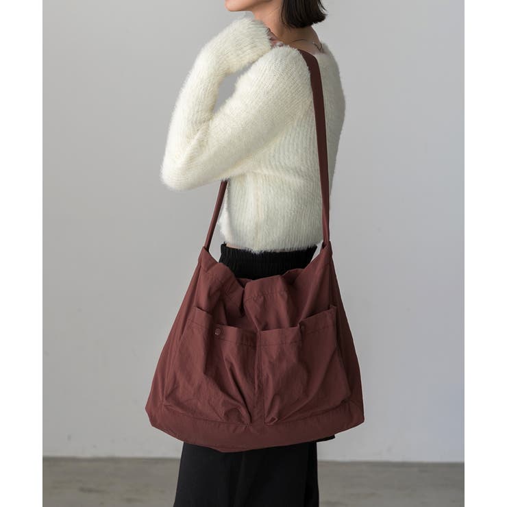 ポケット付き ショルダーバッグ | ad thie | 詳細画像25 