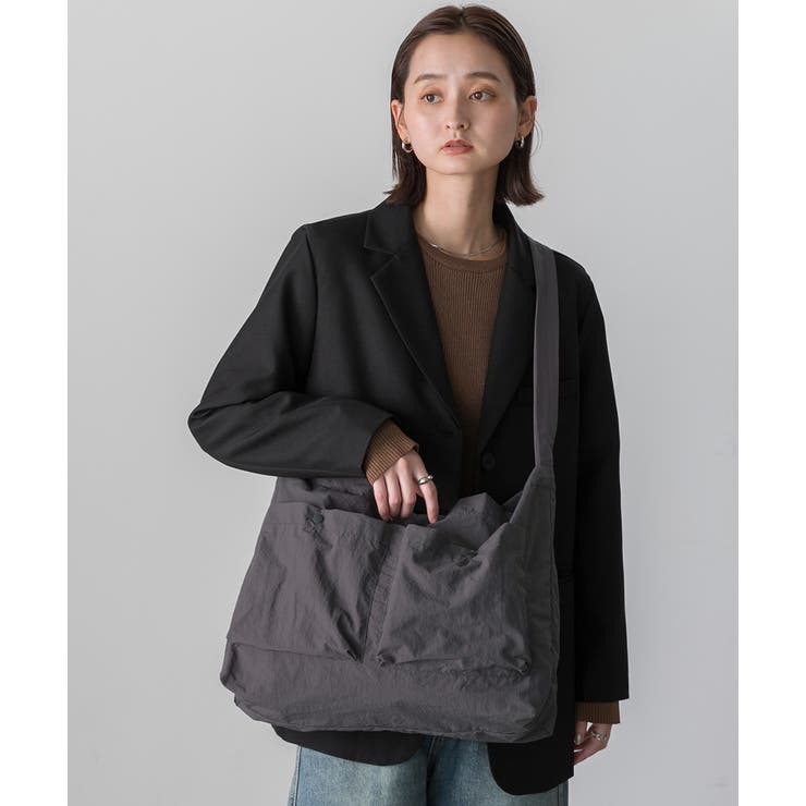 ポケット付き ショルダーバッグ | ad thie | 詳細画像32 