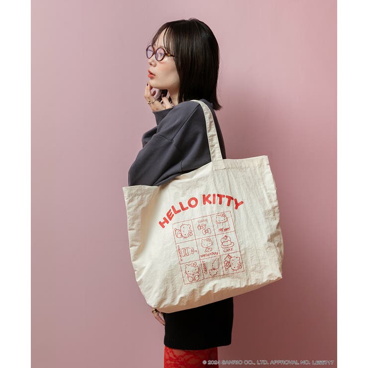 ≪HELLO KITTY≫ ビッグロゴ トートバッグ | ad thie | 詳細画像10 