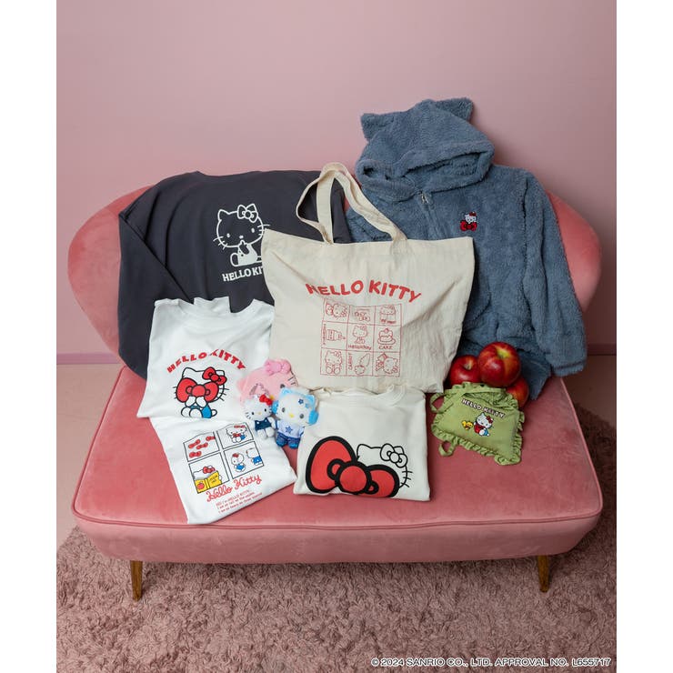 ≪HELLO KITTY≫ ビッグロゴ トートバッグ | ad thie | 詳細画像14 