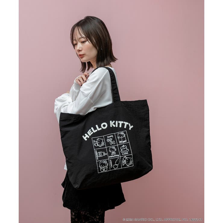 ≪HELLO KITTY≫ ビッグロゴ トートバッグ | ad thie | 詳細画像6 