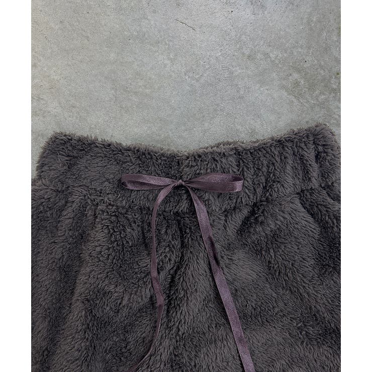 ボアショートパーカーショートパンツルームウエア | ad thie | 詳細画像38 