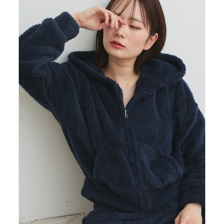 ボアショートパーカーロングパンツルームウエア | ad thie | 詳細画像22 