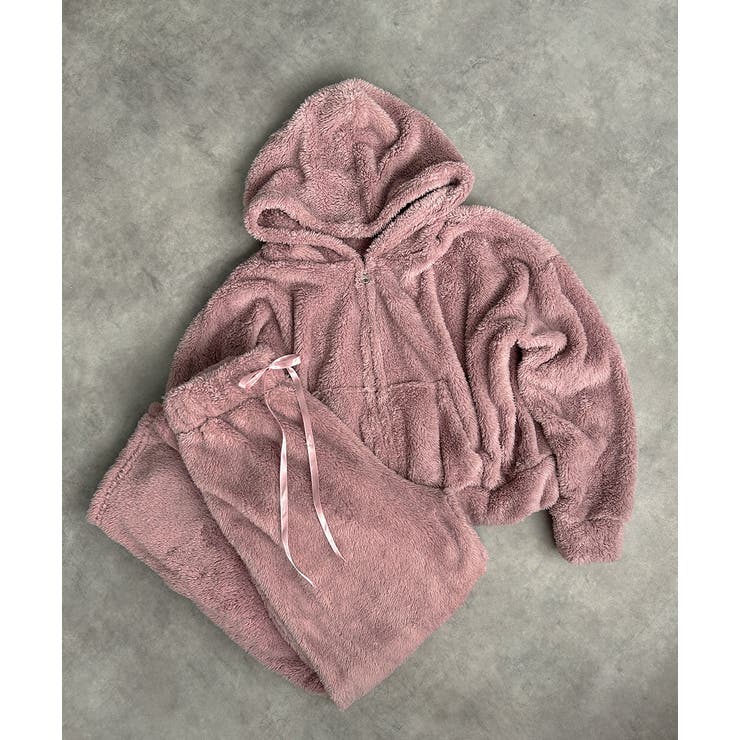 ボアショートパーカーロングパンツルームウエア | ad thie | 詳細画像35 