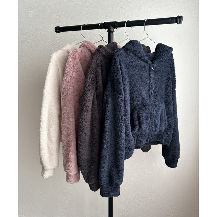 ボアショートパーカーロングパンツルームウエア | ad thie | 詳細画像37 