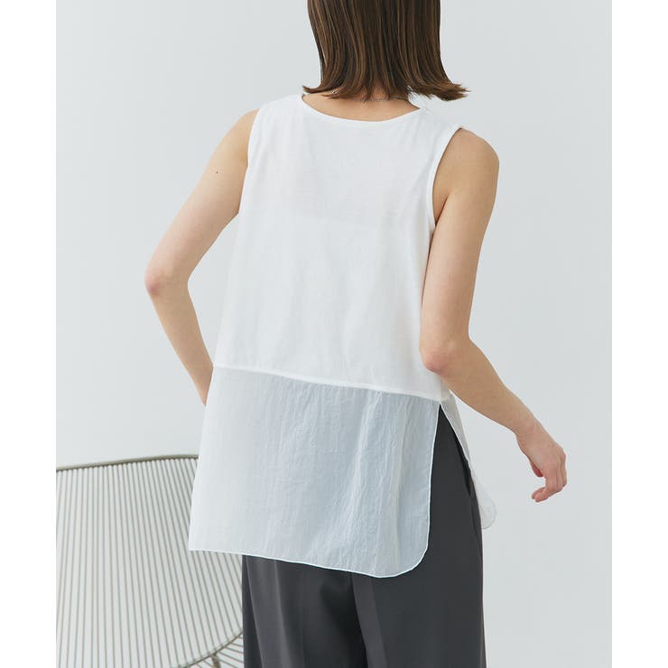 レイヤードシアータンクトップ | ad thie | 詳細画像11 