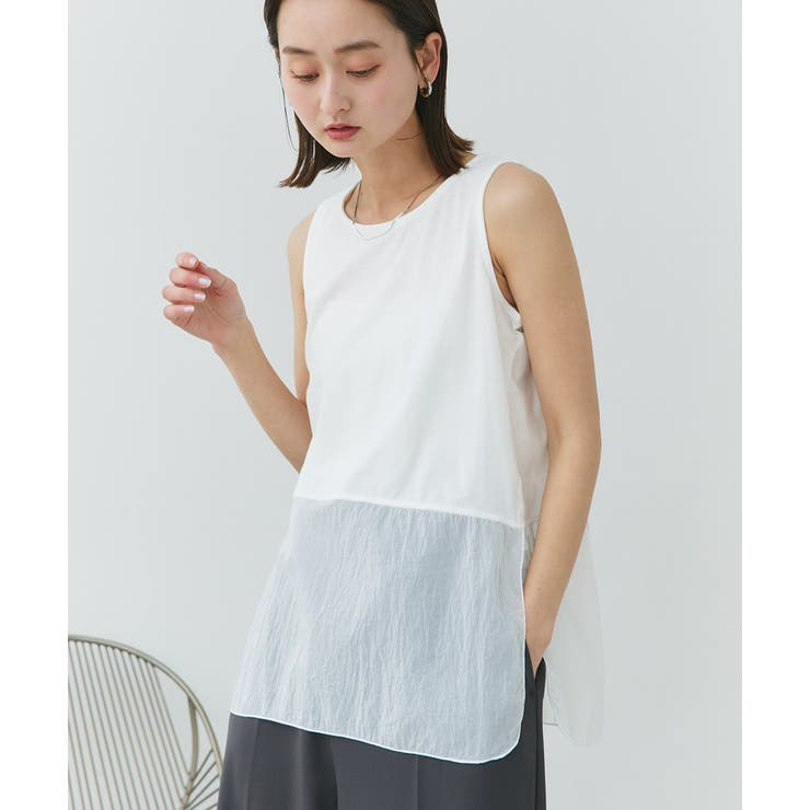 レイヤードシアータンクトップ | ad thie | 詳細画像13 