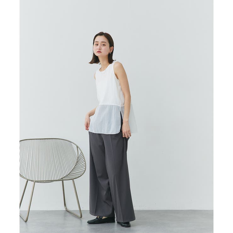 レイヤードシアータンクトップ | ad thie | 詳細画像8 