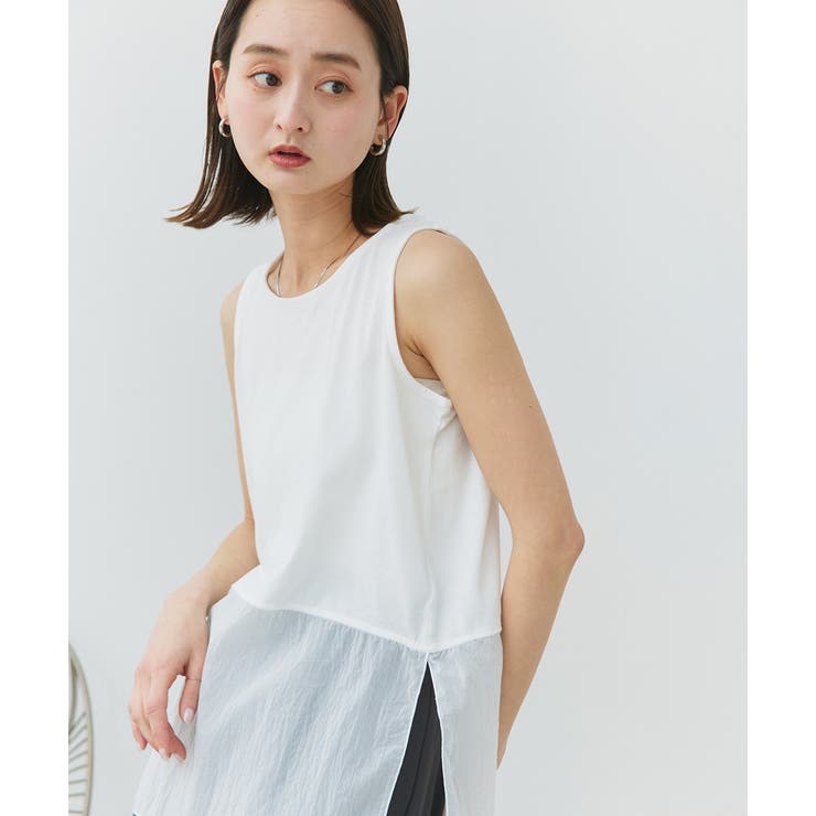 レイヤードシアータンクトップ | ad thie | 詳細画像9 