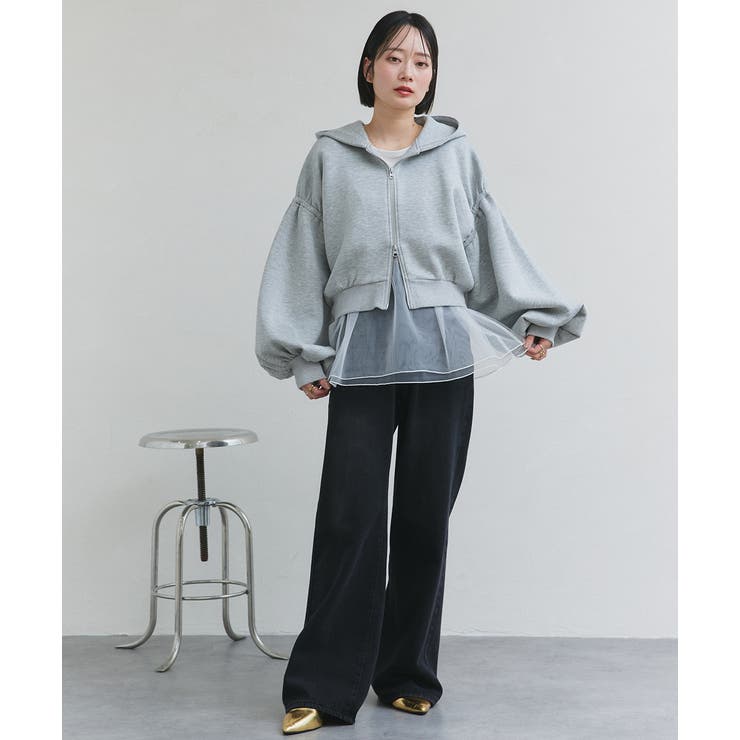 レイヤードチュールタンクトップ | ad thie | 詳細画像27 