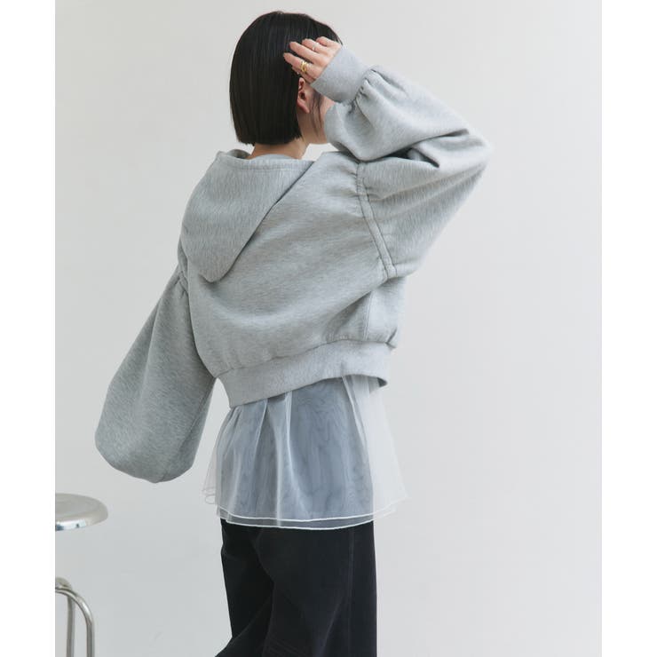 レイヤードチュールタンクトップ | ad thie | 詳細画像31 