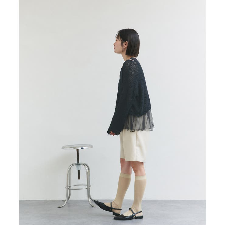 レイヤードチュールタンクトップ | ad thie | 詳細画像37 