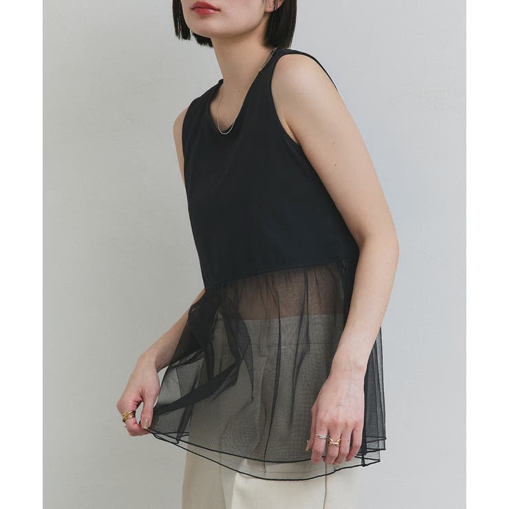 レイヤードチュールタンクトップ | ad thie | 詳細画像40 
