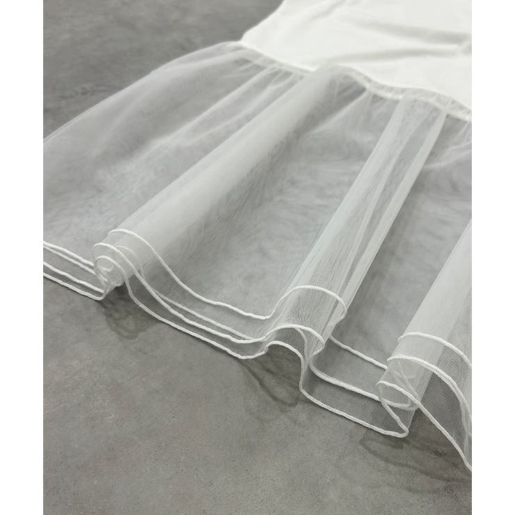 レイヤードチュールタンクトップ | ad thie | 詳細画像45 