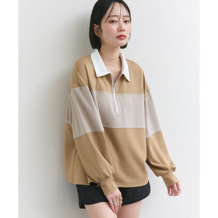 ハーフジップラガープルオーバー | ad thie | 詳細画像19 