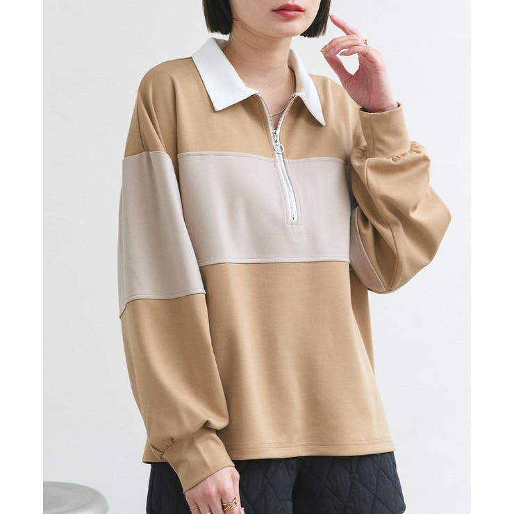 ハーフジップラガープルオーバー | ad thie | 詳細画像20 