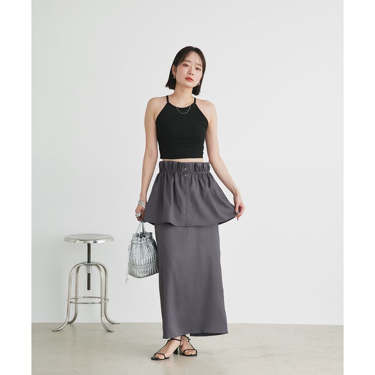 マルチウェイフリルぺプラムスカート | ad thie | 詳細画像10 