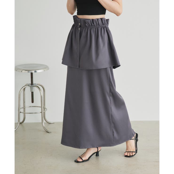 マルチウェイフリルぺプラムスカート | ad thie | 詳細画像13 