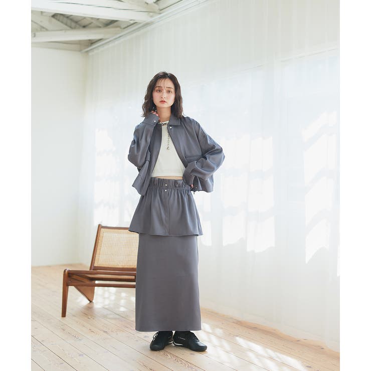 マルチウェイフリルぺプラムスカート | ad thie | 詳細画像2 