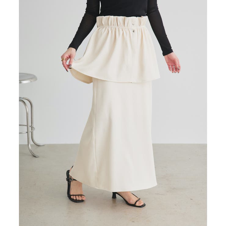 マルチウェイフリルぺプラムスカート | ad thie | 詳細画像20 