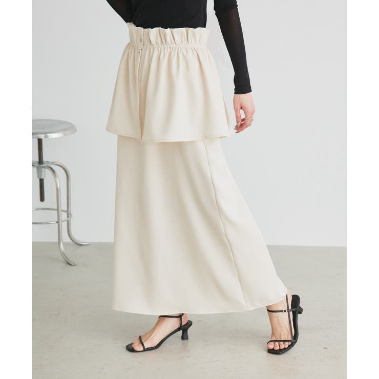 マルチウェイフリルぺプラムスカート | ad thie | 詳細画像21 