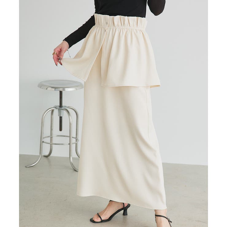 マルチウェイフリルぺプラムスカート | ad thie | 詳細画像22 