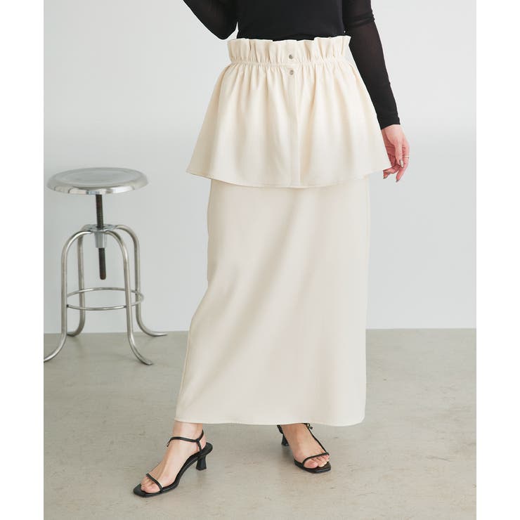 マルチウェイフリルぺプラムスカート | ad thie | 詳細画像23 