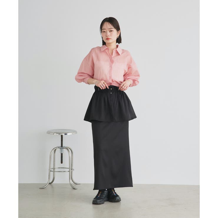 マルチウェイフリルぺプラムスカート | ad thie | 詳細画像30 