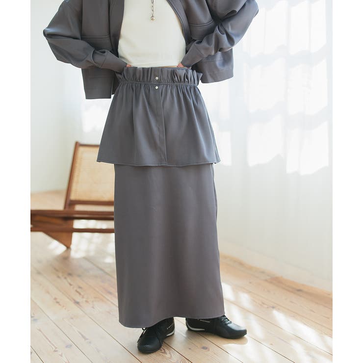 マルチウェイフリルぺプラムスカート | ad thie | 詳細画像4 