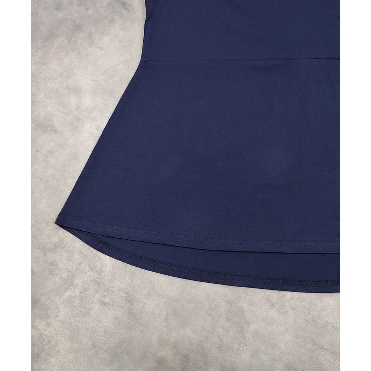 ペプラムフリルデザインTシャツ | ad thie | 詳細画像39 