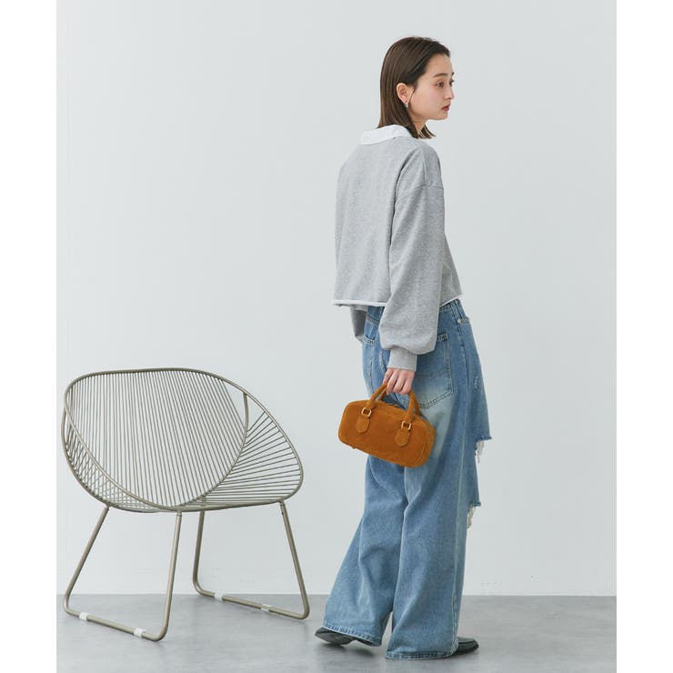 ポロカラースウェットプルオーバー | ad thie | 詳細画像26 