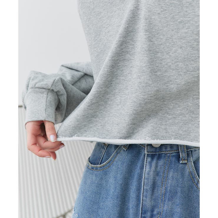 ポロカラースウェットプルオーバー | ad thie | 詳細画像29 