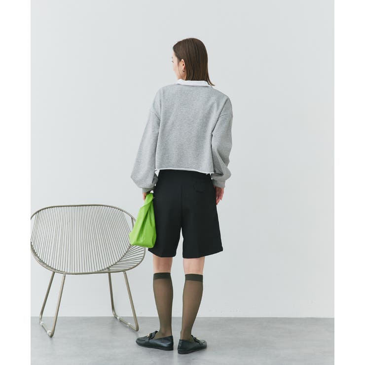 ポロカラースウェットプルオーバー | ad thie | 詳細画像35 