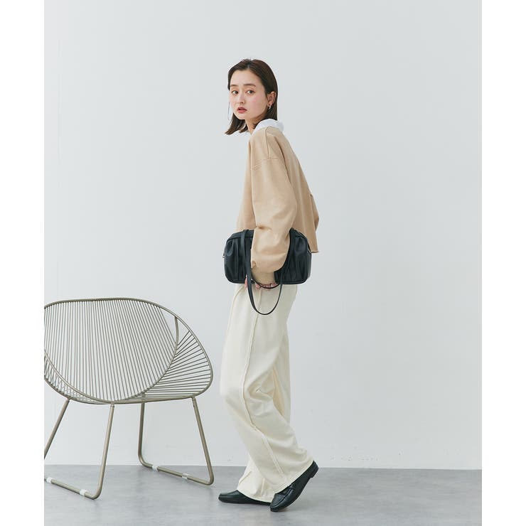 ポロカラースウェットプルオーバー | ad thie | 詳細画像45 