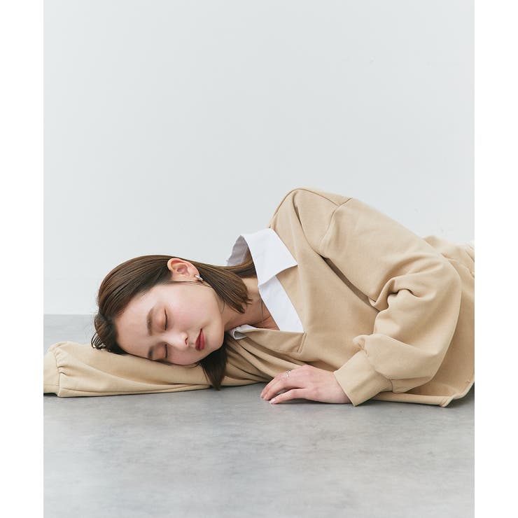 ポロカラースウェットプルオーバー | ad thie | 詳細画像48 