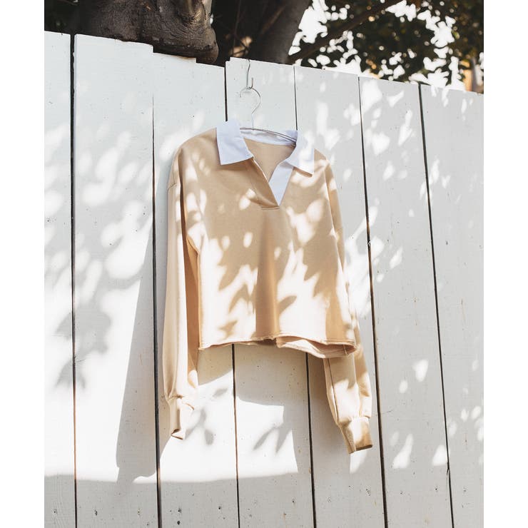 ポロカラースウェットプルオーバー | ad thie | 詳細画像58 