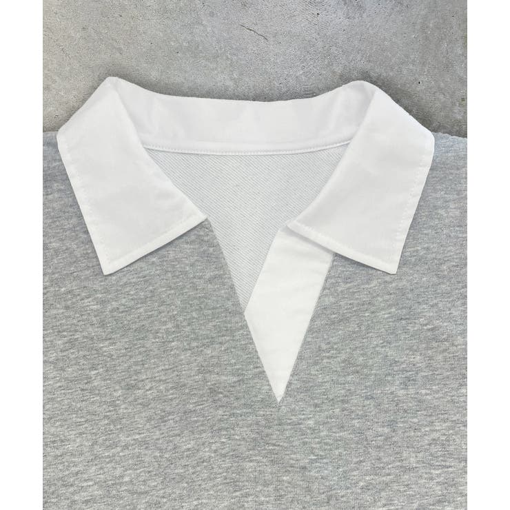 ポロカラースウェットプルオーバー | ad thie | 詳細画像69 